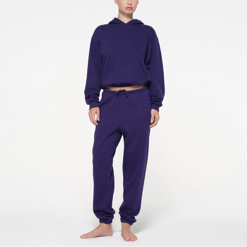 SKIMS - COTTON FLEECE CLASSIC JOGGER CONCORD / XXS